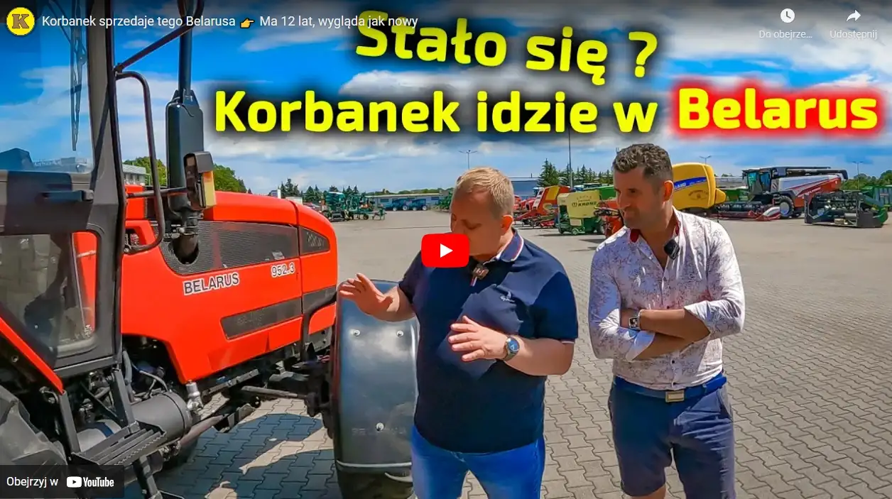 Korbanek sprzedaje tego Belarusa, ma 12 lat a wygląda jak nowy: