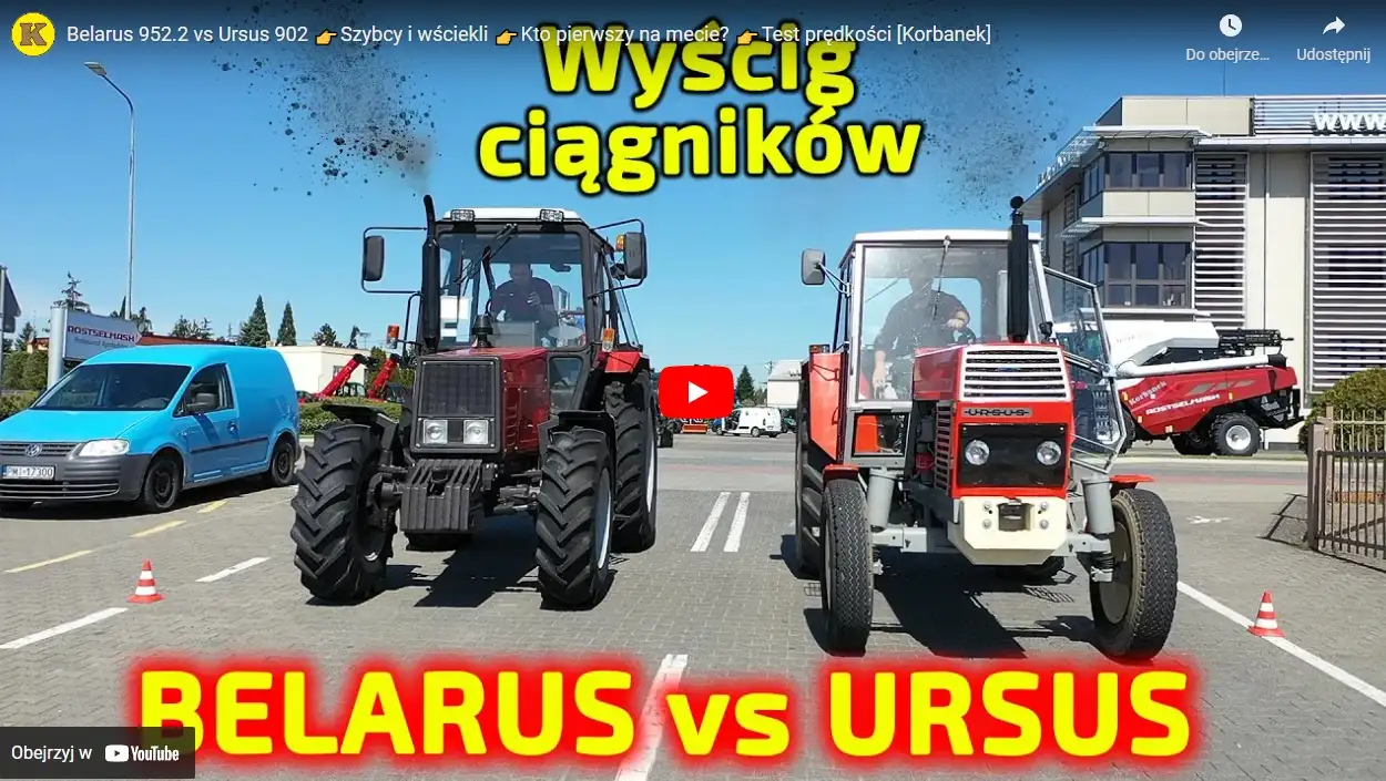 Wyścig ciągników BELARUS vs URSUS